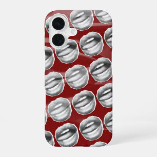 Vintage Vixen dark Cherry Red Vintage Bloke Sade  iPhone 16 Case