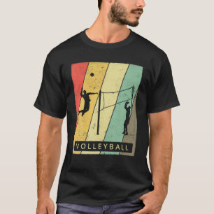 Vintage Volleyball Sport Retro Poster T-Shirt