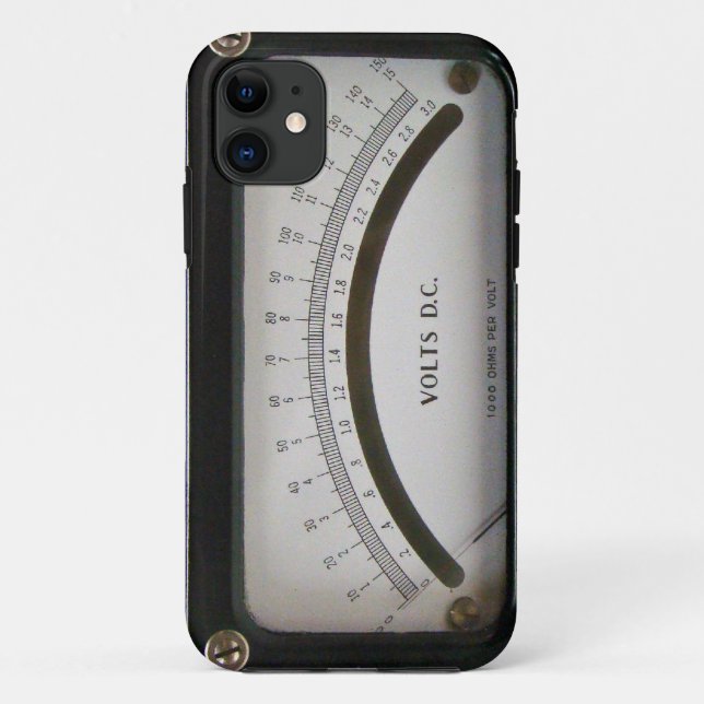 Vintage Voltmeter iPhone 5 Case (Back)