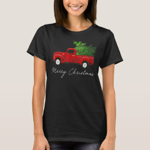 Vintage Wagon Christmas Tree on Car Xmas Vacation T-Shirt