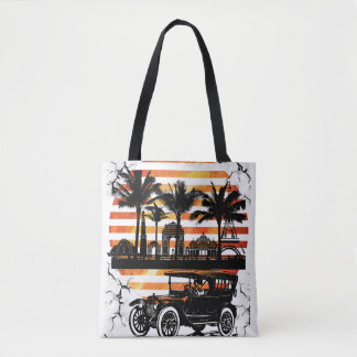 Vintage wall art tote bag