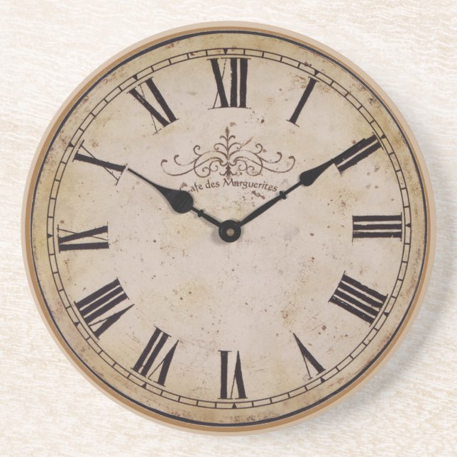 Vintage Wall Clock Coaster (Front)