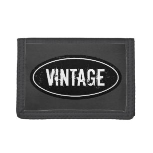 Vintage wallet for men   Personalizable gift idea