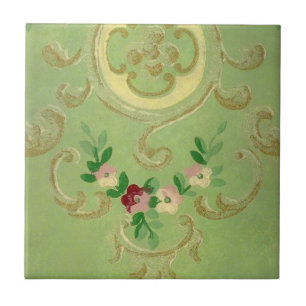 Vintage Wallpaper Ceramic Tile