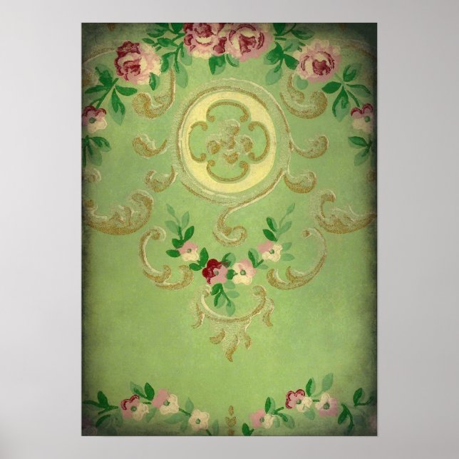 Vintage Wallpaper Poster (Front)