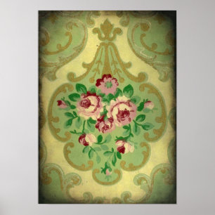 Vintage Wallpaper Poster