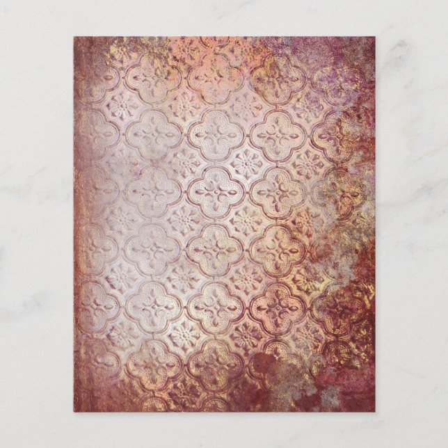 Vintage Wallpaper Scrapbook Paper (Front)