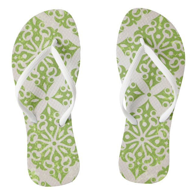 Vintage wallpaper thongs (Footbed)