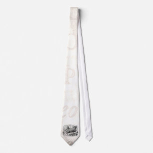 Vintage Walrus 1800s Walruses Illustration Tie