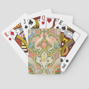 Vintage Walter Crane Cockatoo and Peacock Art Playing Cards