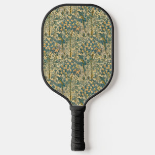 Vintage Walter Crane Macaw and Citrus Fruit Art Pickleball Paddle
