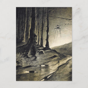 Vintage War of the Worlds Postcard