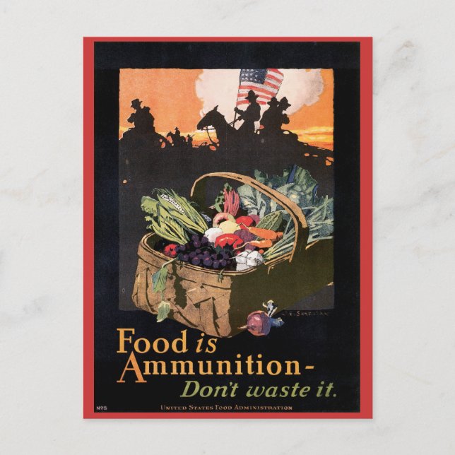 Vintage War Postcards, Vintage War posters Postcard (Front)