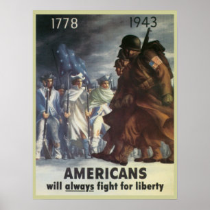 Vintage War Poster from WWI and WWII