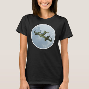 Vintage Warbird Flight Military Aviation Art T-Shirt