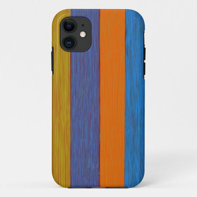 Vintage warm colours stripes Case-Mate iPhone case (Back)