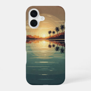 Vintage Warm Lagoon iPhone 16 Case