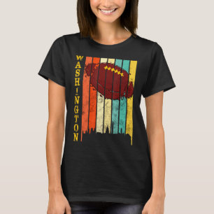 Vintage Washington City Skyline Retro Football Cla T-Shirt