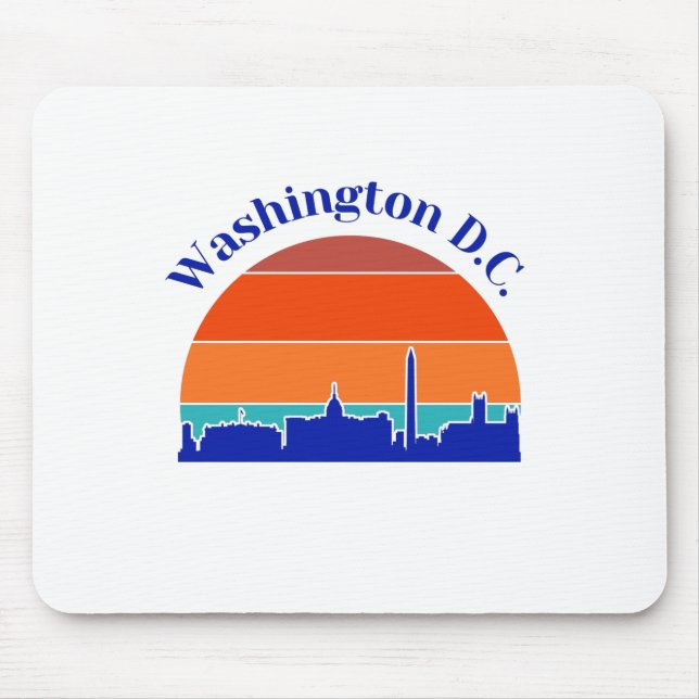 Vintage Washington D.C. Mouse Pad (Front)