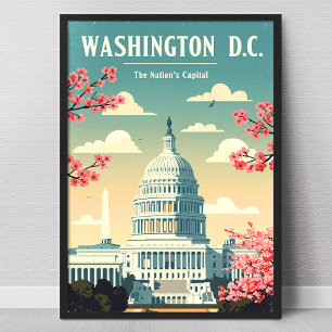 Vintage Washington D.C. Poster