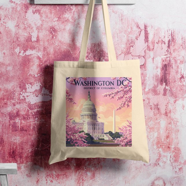 Vintage Washington D.C. Tote Bag (Creator Uploaded)