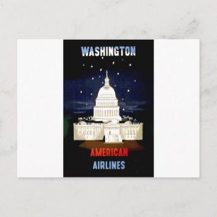 Vintage Washington DC Travel Postcard
