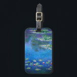 Vintage Water Lilies by Claude Monet Luggage Tag<br><div class="desc">Vintage Water Lilies by Claude Monet Postcard. Beautiful oil on canvas painting of a pond with water lilies in Giverny France.</div>
