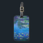 Vintage Water Lilies by Claude Monet Luggage Tag<br><div class="desc">Vintage Water Lilies by Claude Monet Postcard. Beautiful oil on canvas painting of a pond with water lilies in Giverny France.</div>