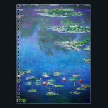 Vintage Water Lilies by Claude Monet Notebook<br><div class="desc">Vintage Water Lilies by Claude Monet Postcard. Beautiful oil on canvas painting of a pond with water lilies in Giverny France.</div>