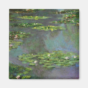 Vintage Water Lillies Magnet