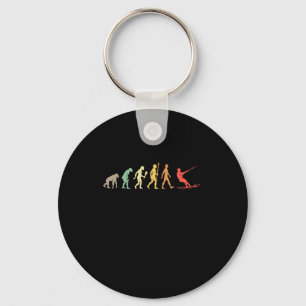Vintage Water Ski Evolution Water Sports Gift Key Ring