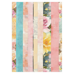 Vintage Watercolor Floral Abstract Pattern (17) Tablecloth