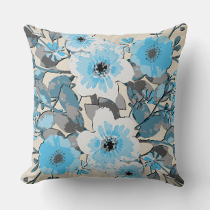 Vintage Watercolor Floral Pattern #15 Cushion