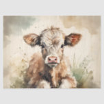 VIntage Watercolor Highland Calf cow decoupage Tissue Paper<br><div class="desc">Vintage Highland Cow watercolor deoupage tisse paper highland cow decoupage,  highland cows,  highland cow tissue paper,  large furniture decoupage paper,  decoupage tissue paper,  cow tissue paper,  vintage decoupage paper,  vintage cow tissue paper,  furniture tissue paper</div>