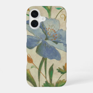 vintage watercolor illustration of a flower iPhone 16 case