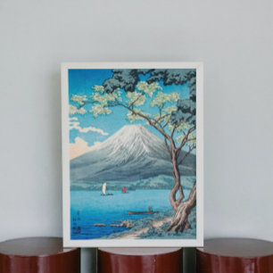 Vintage Watercolor Mount Fuji 1871-1945 Poster