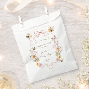 Vintage Watercolor Mummy to Bee Baby Shower Favour Bag