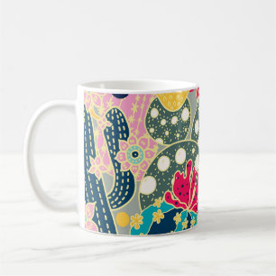 Vintage Watercolor Pumpkin: Autumn Pattern Coffee Mug