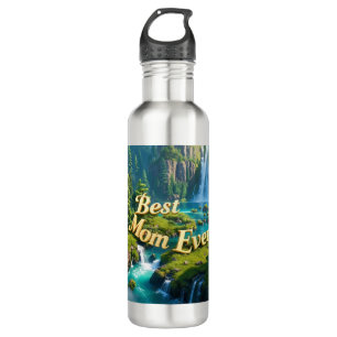 Vintage Waterfall Best Mom Ever 710 Ml Water Bottle