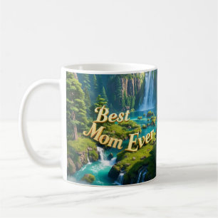 Vintage Waterfall Best Mum Ever Coffee Mug