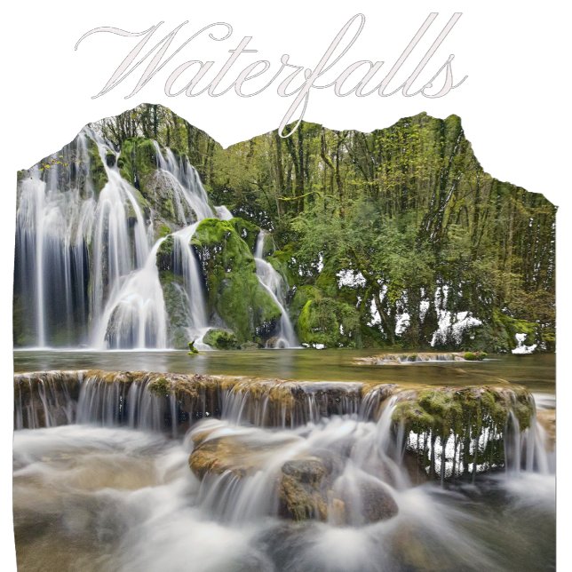 Vintage Waterfall Landscapes T-Shirt (Creator Uploaded)