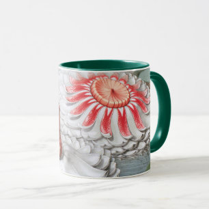Vintage Waterlily Flowers, Waterlilies in a Pond Mug