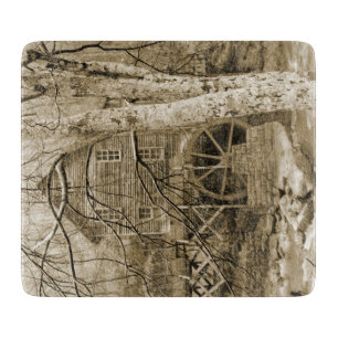 Vintage Waterwheel Cutting Board
