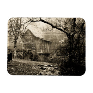 Vintage Waterwheel Magnet