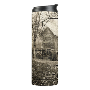 Vintage Waterwheel Thermal Tumbler