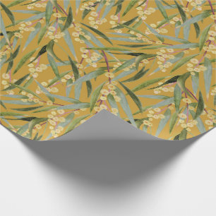 Vintage Wattle Pattern Wrapping Paper