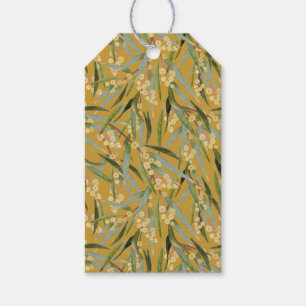 Vintage Wattle Patterned Gift Tags