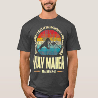Vintage Waymaker Promise Keeper Miracle Worker Chr T-Shirt