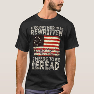 Vintage We The People 1776 Usa Flag 4th Of July Us T-Shirt