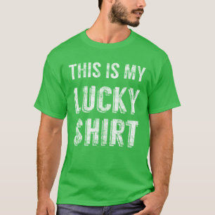 Vintage Weathered Graphic St Patricks Day Lucky T-Shirt
